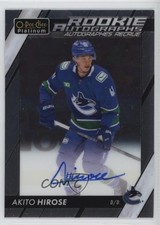 2023-24 O-Pee-Chee Platinum Rookie Auto Akito Hirose #R-AH Auto 2d8