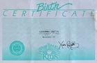 Vintage Cabbage Patch 'Kids Birth Certificate Girl ~Charma Greta~ Coleco 1980's