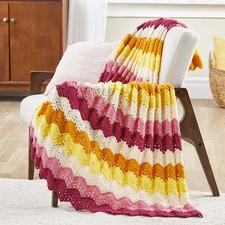 Herrschners® Summer Hues Afghan Crochet Kit