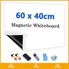 Image of Self Adhesive Magnetic Whiteboard Wall Film Sheet Set 60x40cm 1 Pack