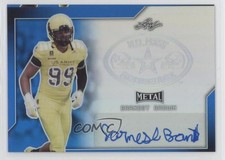 2017 Leaf Metal US Army All-American Bowl Blue 25/50 Earnest Brown IV Auto 8d2
