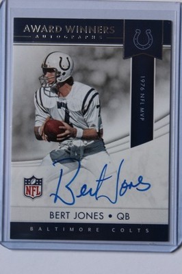Bert Jones Baltimore Colts Auto, 2017 Panini Award Winners