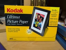 Kodak Ultima Picture Paper Inkjet Printers 20 Sheets 4x6 High Gloss Heaviest