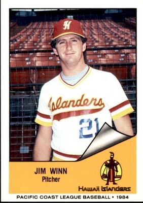 1984 Hawaii Islanders Cramer #138 Jim Winn Clever Missouri MO Baseball Card