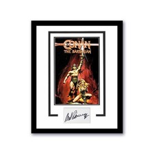 Conan The Barbarian Arnold Schwarzenegger Autographed 11x14 Framed Photo ACOA
