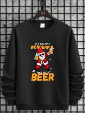 Men'S Casual Sports Crewneck Sweatshirt for Spring And Autumn, Featuring a Sty