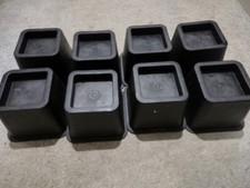8 Stück Schwerlast Bett Setzstufen 5 Zoll Lift Couch Möbel Hebeblöcke