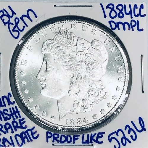 1884 CC BU UNCIRCULATED MORGAN SILVER DOLLAR AUTHENTIC U.S. MINT KEY DATE 5236