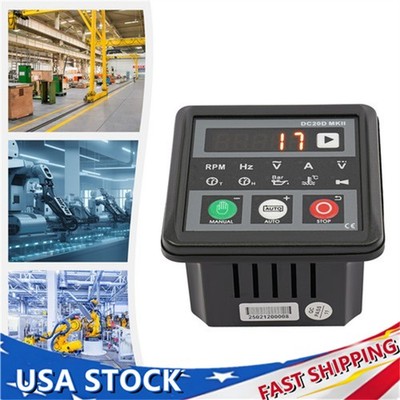 DC20D Genset Controller Automatic Generator Start Controller Module LED Display