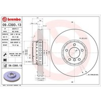 Brembo 2X Bremsscheibe Vorne Ø348 InnenbelüFtet FüR BMW 5Er Touring E61 535D