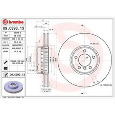 Disque de frein BMW 535