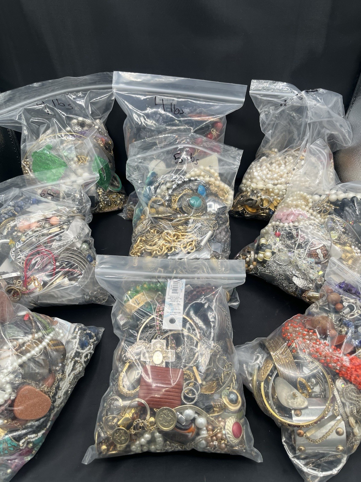 Lote de bisutería bolsa mixta de 5 libras - ¡bolso sorpresa!