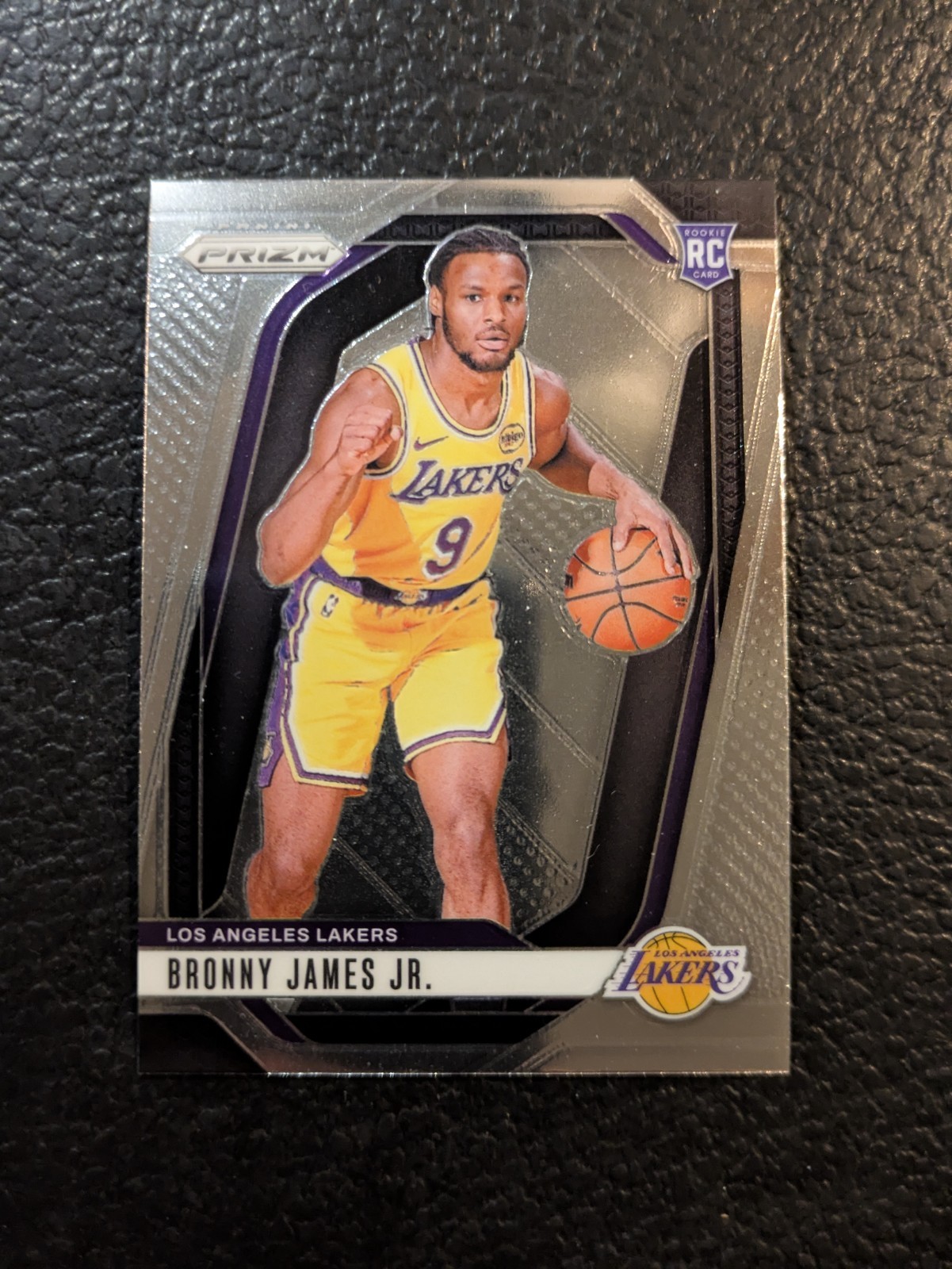2024-25 Bronny James Jr.- Panini Prizm #243-Los Angeles Lakers