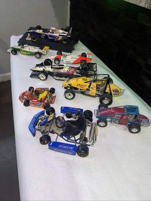 (Lot of 9) diecast Race cars All Different Sizes Make An Offer