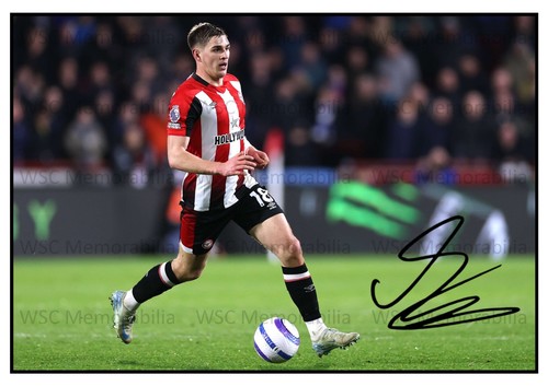 11075. Yehor Yarmolyuk Signed Pictures (A4 Prints) Brentford Dnipro Ukraine