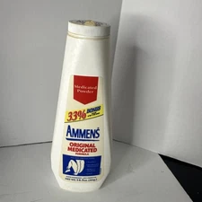 Vtg Ammens Original Medicated With Talc Body Powder 11 oz by Idelle Labs NOS