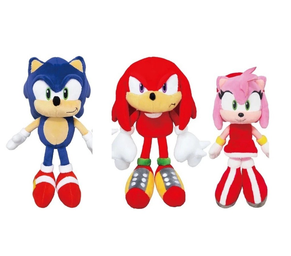 Sonic the Hedgehog ALL STAR COLLECTION Plush Tails Knuckles Amy Shadow ...