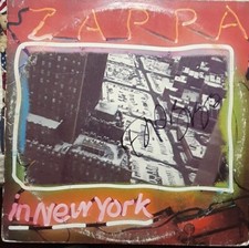 FRANK ZAPPA AUTOGRAPHED "IN NEW YORK" DOUBLE ALBUM  