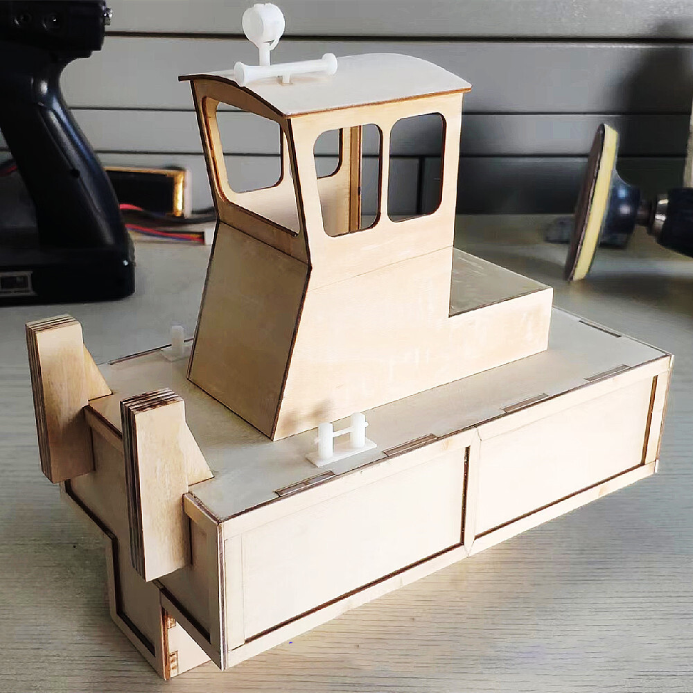 Wooden Box rescue boat Q6 RC Model Ship Kit | eBay