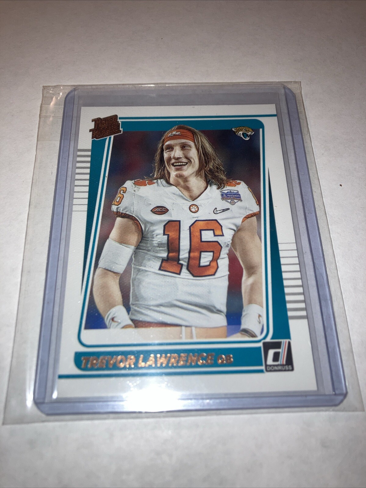 2021 Panini Donruss Trevor Lawrence Jaguars Rated Rookie Portrait RC #251
