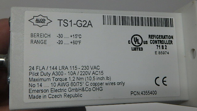 ALCO 92474212 THERMOSTAT air compressor emerson ingersoll rand  NEW