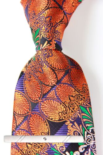 Neue klassische Krawatte Blumenmuster JACQUARD GEWEBT 100 % Seide Herren Krawatte Tie - Bild 33 von 37