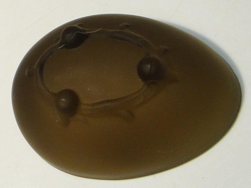 Vintage Westmoreland Glass Egg Trinket Box Decorated With Daisies - Picture 5 of 7