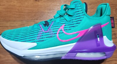 New Nike Mens Size 11 Lebron Witness 6 Shoes ''South Beach'' Emerald CZ4052-300