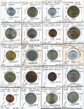 LOT OF 20 ASSORTED CHINA TAIWAN COINS