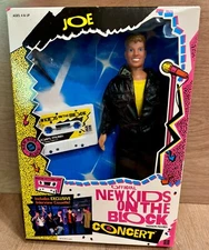 New Kids on the Block Joe Concert Fashion Figure Doll 1990 Cassette Hasbro NOS!