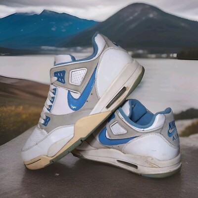 Nike Air Flight Condor 2008 Carolina Blue White Mens Size 13 Vintage Sneakers