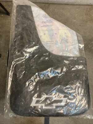 Chevrolet Silverado Avalanche Tahoe Front or Rear MUD FLAPS new OEM 2 In Package