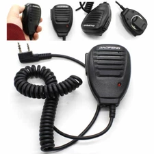 Hand Speaker Microphone PTT For Baofeng UV-5R UV-82L Two Way Radio Walkie Talkie