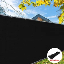 50' Privacy Screen Fence Heavy Duty Fencing Mesh Shade Net Cover Yard Windscreen