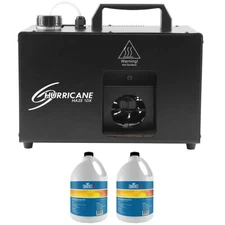 CHAUVET DJ Hurricane Haze 1DX Haze Machine w/  2x CHAUVET Haze Fluid - 1 Gallon