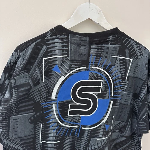 Vintage 1994 SEGA MEGA WEAR Sonic The Hedgehog AOP T Shirt - Mens Size Large - - Picture 14 of 15