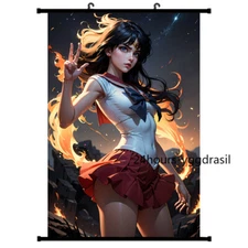 Anime Poster Sailor Mars Poster Wall Scroll HD Painting Decor 60x90cm