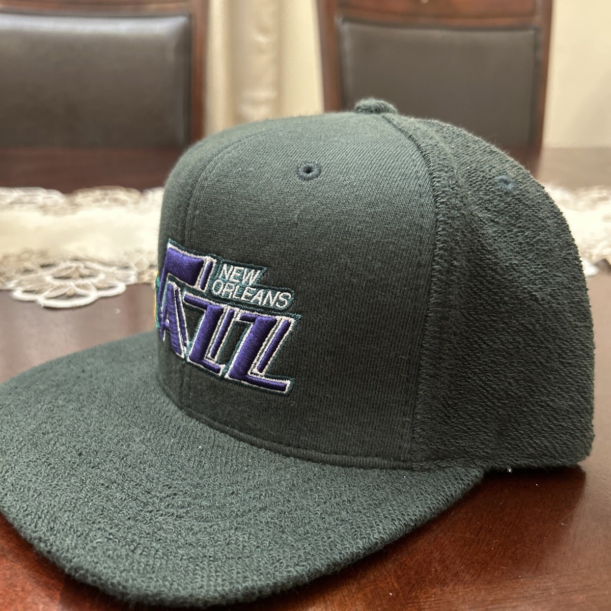 New Era NBA Utah Jazz Vintage Retro Logo Clarkson Sexton Markkanen Jersey Hat New Era 9TWENTY Hat Adult Adjustable Strapback NBA Utah Jazz  main image 2