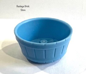 NEW Lego Meduim BLUE Container Barrel Half Large w/Axle Hole Harry Potter 4768