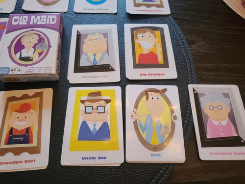 Old Maid Vintage 2012 Old Maid Ideal Rare Family Card Game Plastic Coated - Picture 5 of 8