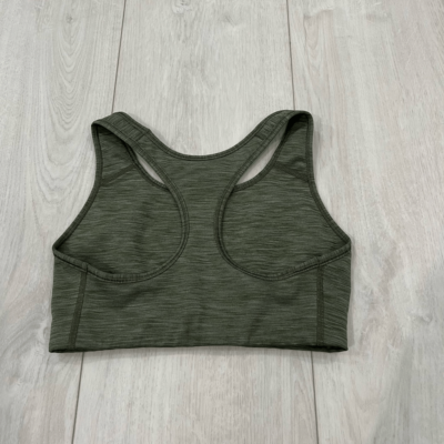 olive green nike sports bra