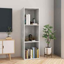 vidaXL Libreria/Mobile TV Grigio Cemento 36x30x114cm Legno Multistrato