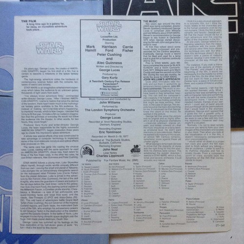 Star Wars 1977 Gatefold Ost Doppel-LP 20. Jahrhundert 2T-541 John Williams Sehr guter Zustand + Vinyl - Bild 8 von 10