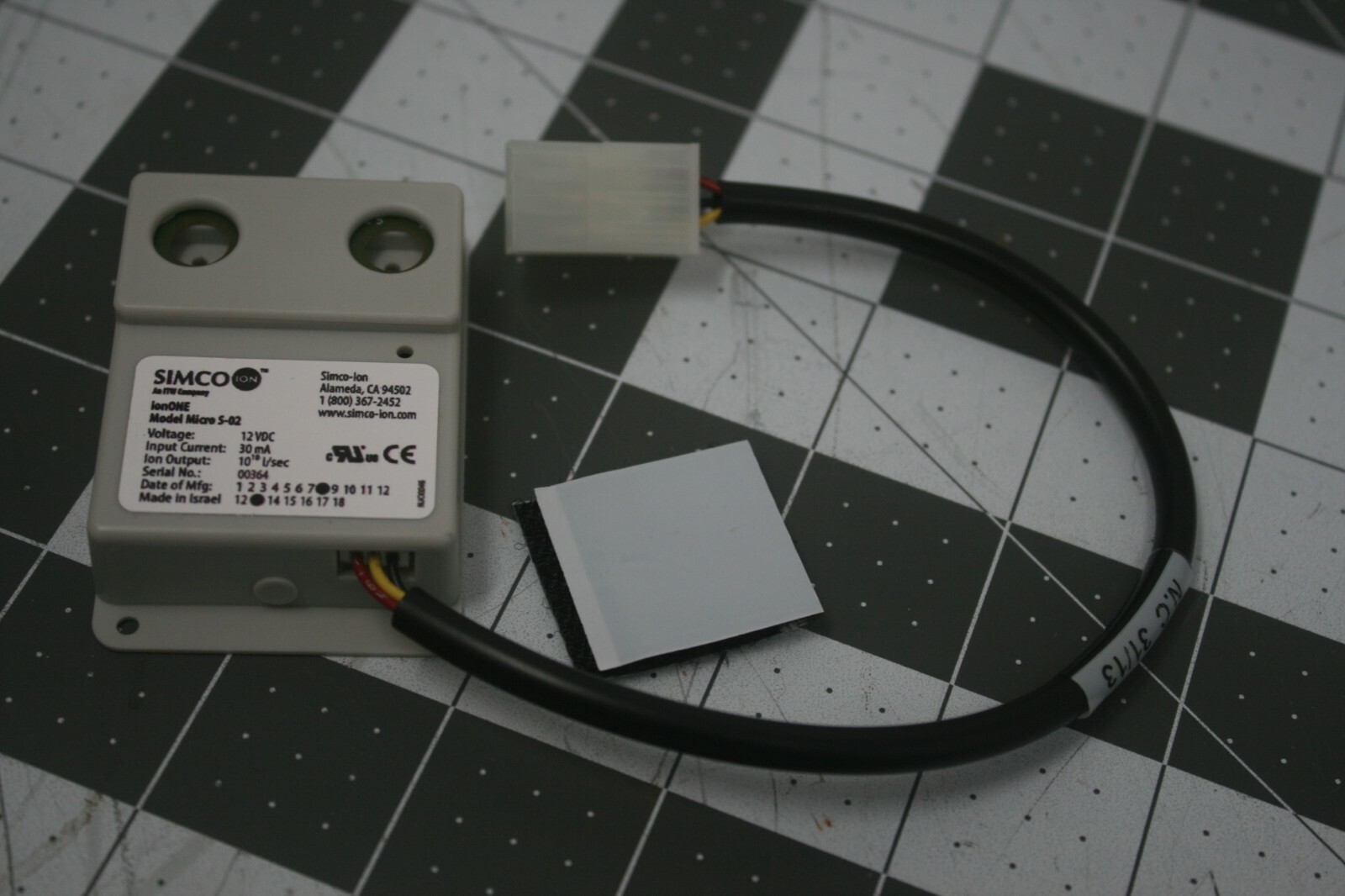 Simco-Ion 92-Micro S-0 ionONE Spot Ionizer with Self Balancing Technology 12VDC