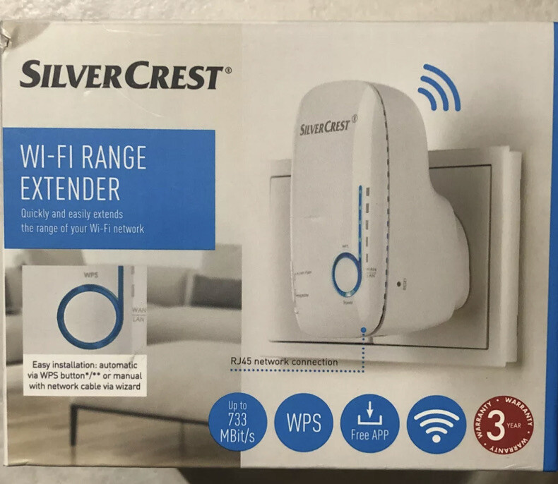 Dual Band Repetidor Silvercrest Repetidor Silvercrest Repetidor