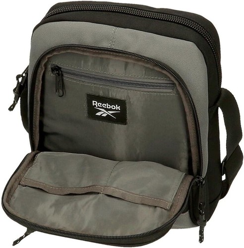Borsa a tracolla Reebok Dexter Tablet Bag Nera 22x27x10 cm Poliestere - Foto 5 di 5