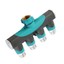 Indexbild 6 - 4-Wege-Tap-Adapter Ventil Absperrklappe Gartenschlauch Rohrverbinder Split