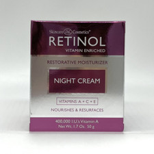 Skincare Cosmetics - Retinol - Night Cream - Restorative Moisturizer - 1.7oz/50g