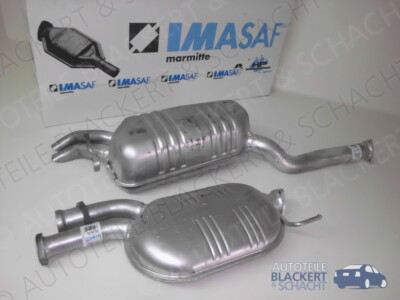 IMASAF Auspuff ab Kat für Mercedes E-Klasse E 500+500 E W124 Limousine 1990-1995