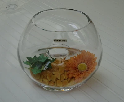 "Formano" Doppel-Vase mit "Loch" - Dekovase - Vase - Dekoglas - 21,5 cm hoch - Bild 1 von 4